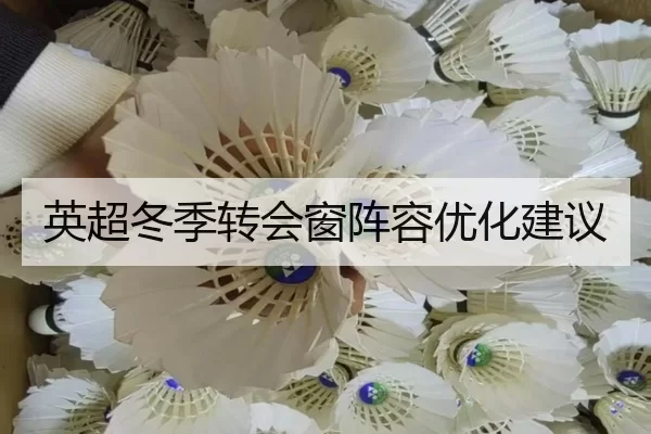 英超冬季转会窗阵容优化建议